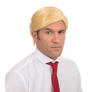 Blonde Trump WIG Mr American President USA Fancy Dress Adult Accessory New