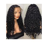Blonde Wig Short 360 Lace Frontal Wig Full Lace Human Hair Wigs For Women Human Hair Brazilian Loose Deep Wave Frontal Wig Black Curly Human Hair Wig Grey Wigs For Women (16Inches 150%)