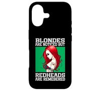 Blondes Are Noticed But Redheads Are Remembered Ginger Case for iPhone 17