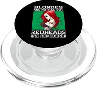 Blondes Are Noticed But Redheads Are Remembered PopSockets PopGrip for MagSafe