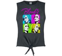 Blondie Amplified Collection - Neon Quadrant Top charcoal L