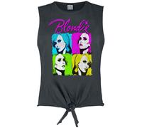 Blondie Amplified Collection - Neon Quadrant Top charcoal XL