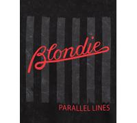 Blondie T-Shirt for Men & Women | Unisex Acid Wash Parallel Lines Song Music Band Black Top | Clothing Merchandise Gifts Medium