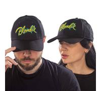Blondie Baseball Cap Eat to the Beat Patch Band Logo Official Black Strapback