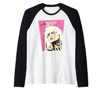 Blondie - Debbie Harry Pop Art Portrait Raglan Baseball Tee