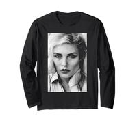 Blondie Debbie Harry Portrait Free to Fall 1987 Long Sleeve T-Shirt