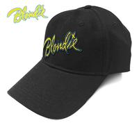 Blondie Baseball Cap Eat to the Beat Patch Band Logo Official Black Strapback