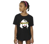 Blondie Girl's Face Graffiti Cotton T-Shirt in Black | Size: 7-8 Years Blondie Black 7-8 Years