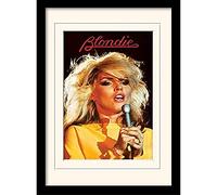 Blondie Heart of Glass Mounted & Framed 30 x 40cm Print, MDF, Multi-Colour, 42 x 32 x 2.4 cm