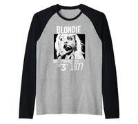 Blondie - Live in NYC 1977 Vintage Photo Raglan Baseball Tee