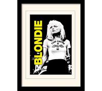 Blondie Live Mounted & Framed 30 x 40cm Print, MDF, Multi-Colour, 42 x 32 x 2.4 cm