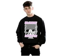 Blondie Men's Checked Eat To The Beat Sweatshirt in Black | Size: XL Blondie Black XL