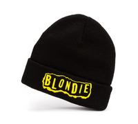 Blondie Beanie Hat for Women & Men | Unisex Black Soft Woolly Band Cap | Music CD Merchandise One Size Winter Hat One Size