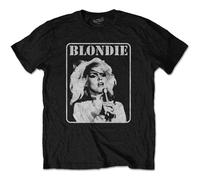 Blondie Men's Presente Poster T-Shirt in Black | Size: XL Blondie Black XL