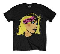 Blondie Men's Punk Logo T-Shirt, Black, Small