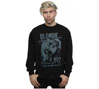 Blondie Men's Tour 1977 Chest Sweatshirt in Black | Size: 5XL Blondie Black 5XL