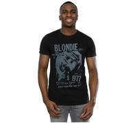 Blondie Men's Tour 1977 Chest T-Shirt in Black | Size: Medium Blondie Black M