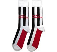 Blondie Parallel Lines Ankle Socks in White Blondie White One Size