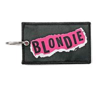 Blondie Punk Band Logo Patch Keyring in Black Blondie Black One Size