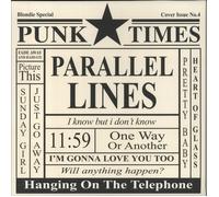 Blondie Punk Rock Is Back! - BLONDIE 'Parallel Lines' sleeve UK Autographed vinyl LP album record MAL-ONELP-003 Punk Art 2023