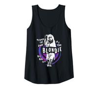 Blondie Punk Wrapped Like Candy Vintage Band Tank Top, Women, Black, X-Large