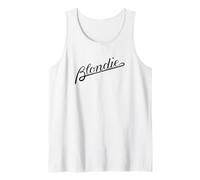 Blondie Script Logo Vintage Band Tank Top