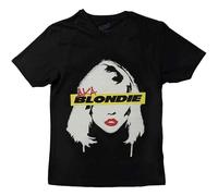 Blondie T Shirt The AKA Eyestrip Logo new Official Unisex Black