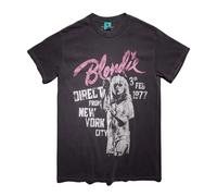 Blondie Men's New York City Vintage Wash T-Shirt in Charcoal | Size: Medium Blondie Charcoal M