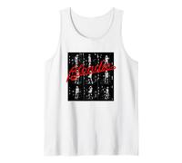 Blondie Vintage Live Photo Grid Script Logo Tank Top