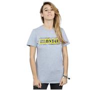 Blondie Women's Taxi 74 Cotton Boyfriend T-Shirt in Grey | Size: Medium Blondie Grey M