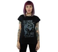 Blondie Womens/Ladies Tour 1977 Chest Cotton T-Shirt BI19792