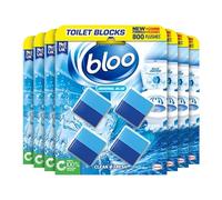 Bloo 2in1 In-Cistern Toilet Blocks Original 4 x 7 Limescale Remover Cistern, Cleaner with Cleaning and Foaming Action, Fresheners