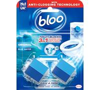 Bloo 3in1 in-Cistern Toilet Blocks Original 50g Limescale Remover Cistern, Cleaning, Foaming Action and Fresheners