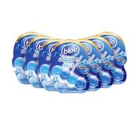 Bloo Brilliant Gel All in 1 Toilet Rim Block Cleaner, Arctic Ocean Fresh Scent, for All-Around Cleanliness, Long Lasting Freshness and Brilliant Shine - Pack of 7