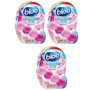Bloo Brilliant Gel All in 1 Toilet Rim Block Cleaner, Spring Rain, 42g, Pack of 3