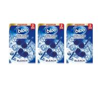 Bloo Colour Active Toilet Rim Block, Bleach Capsule, 50g, Pack of 3