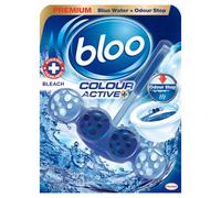Bloo Colour Active Toilet Rim Block, + Bleach, Single Pack