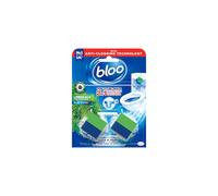 Bloo New 3in1 Toilet Blocks Pack of 2 Toilet Limescale Remover Cistern Block Toilet Cleaner Block with Cleaning and Foaming Action Toilet Fresheners