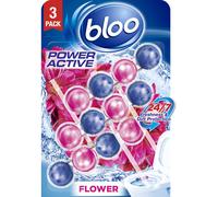 Bloo Power Active Toilet Rim Block Fresh Flowers with AntiLimescale Cleanin