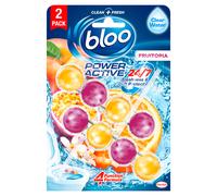 Bloo Power Active Toilet Rim Block, Fruitopia, 2 Packs