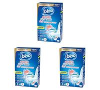 Bloo Power Fizz Tabs Anti-Limescale Drain Deep Toilet Cleaning Lemon, 8 x 22.5g (Pack of 3)