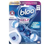 Bloo Self Active Bleach Toilet Rim Block. Hanging Toilet Rim Block with 100% more Cleaning Power