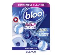 Bloo Self Active Triple Toilet Rim Block & Bowl Cleaner, Bleach, Pack of 1