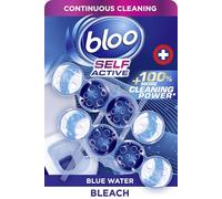 Bloo Self Active Triple Toilet Rim Block & Bowl Cleaner, Bleach, Pack of 2