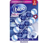 Bloo Self Active Triple Toilet Rim Block & Bowl Cleaner, Bleach, Pack of 3