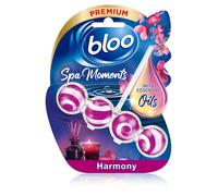 Bloo Spa Moments Harmony Toilet Rim Block Premium Toilet Cleaner with Essen