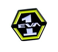 Blood Anime Evangelion EVA-01 Unit-01 0.6" Enamel Pin Badge, 0.6 Inches, Enamel, enamel