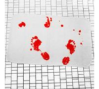 Blood Bathroom Mat, Horror Shower Mat, Creepy Bath Rug for Toilet & Bath (Blood Rug)