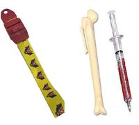 'Blood & Bone' Healthcare Pack - Vampire Bat Tourniquet, Bone & Syringe Pen Value Pack