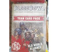 BLOOD BOWL OLD WORLD ALLIANCE TEAM CARD PACK - NEW & STEALED